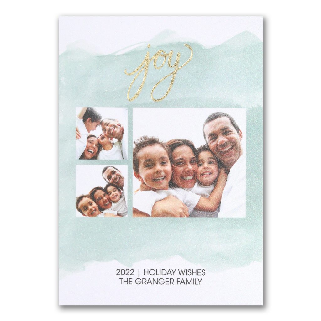 Watercolor Photo Card