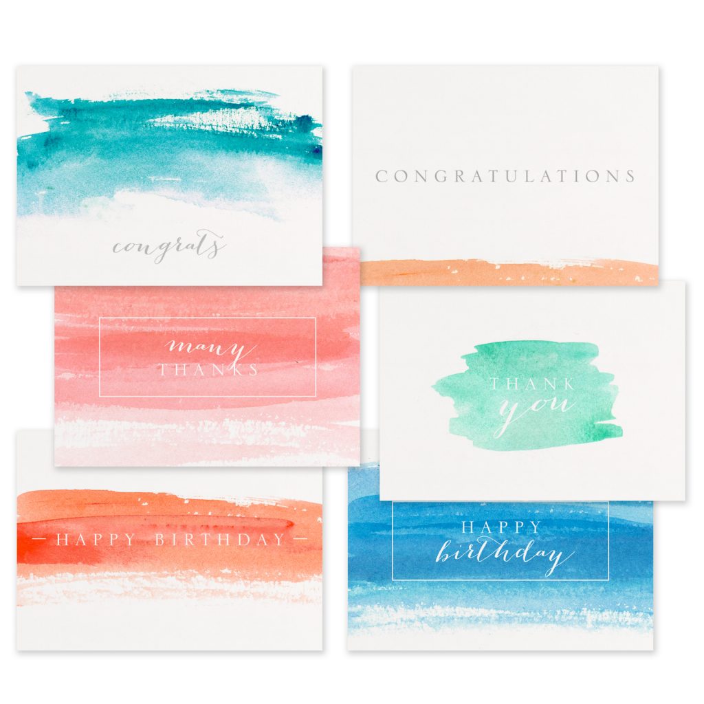 Watercolor Greeting Card Pack