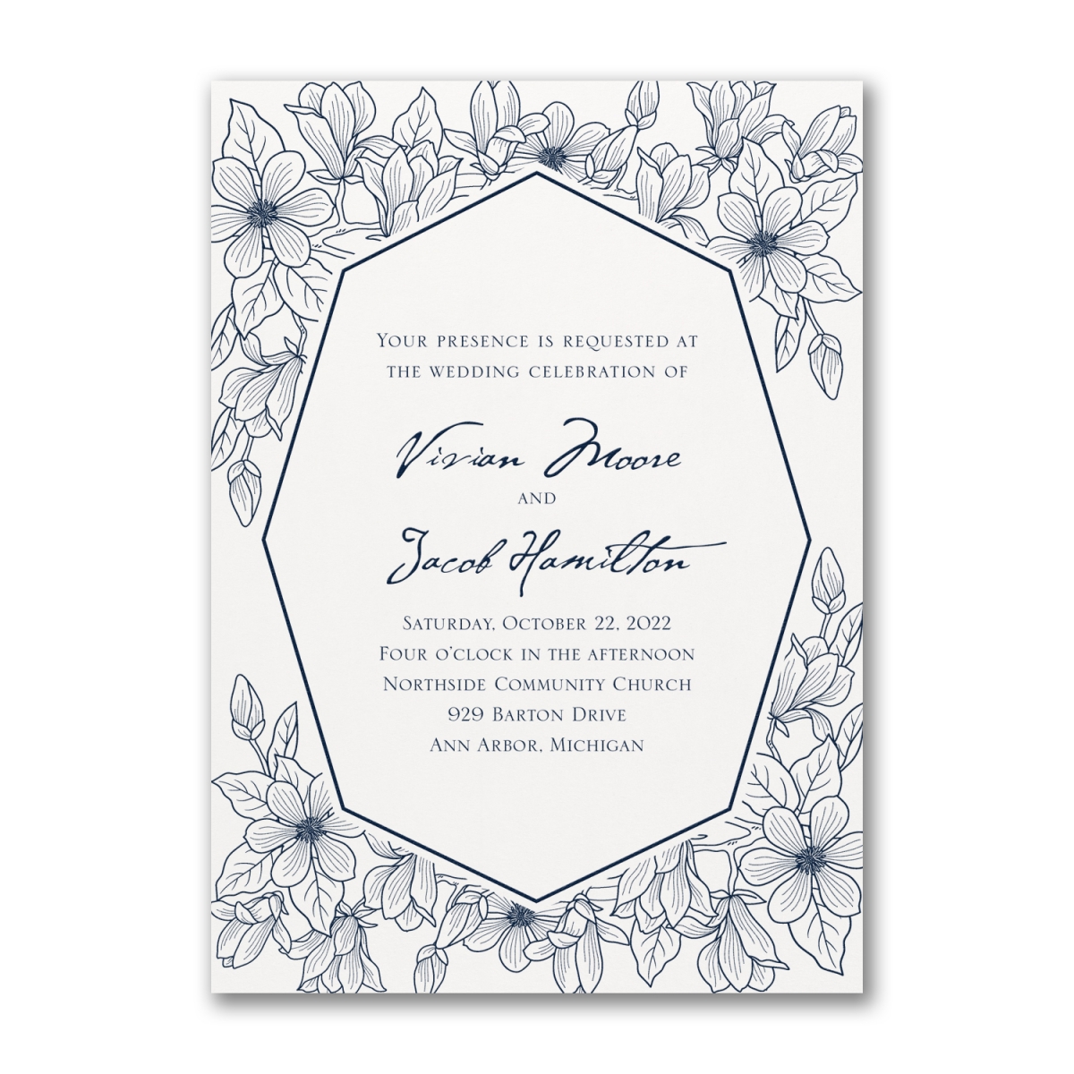 Lush Floral - Invitation