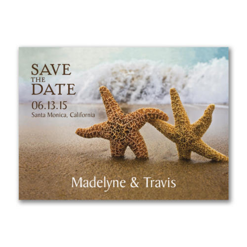 Starfish - Save the Date Postcard