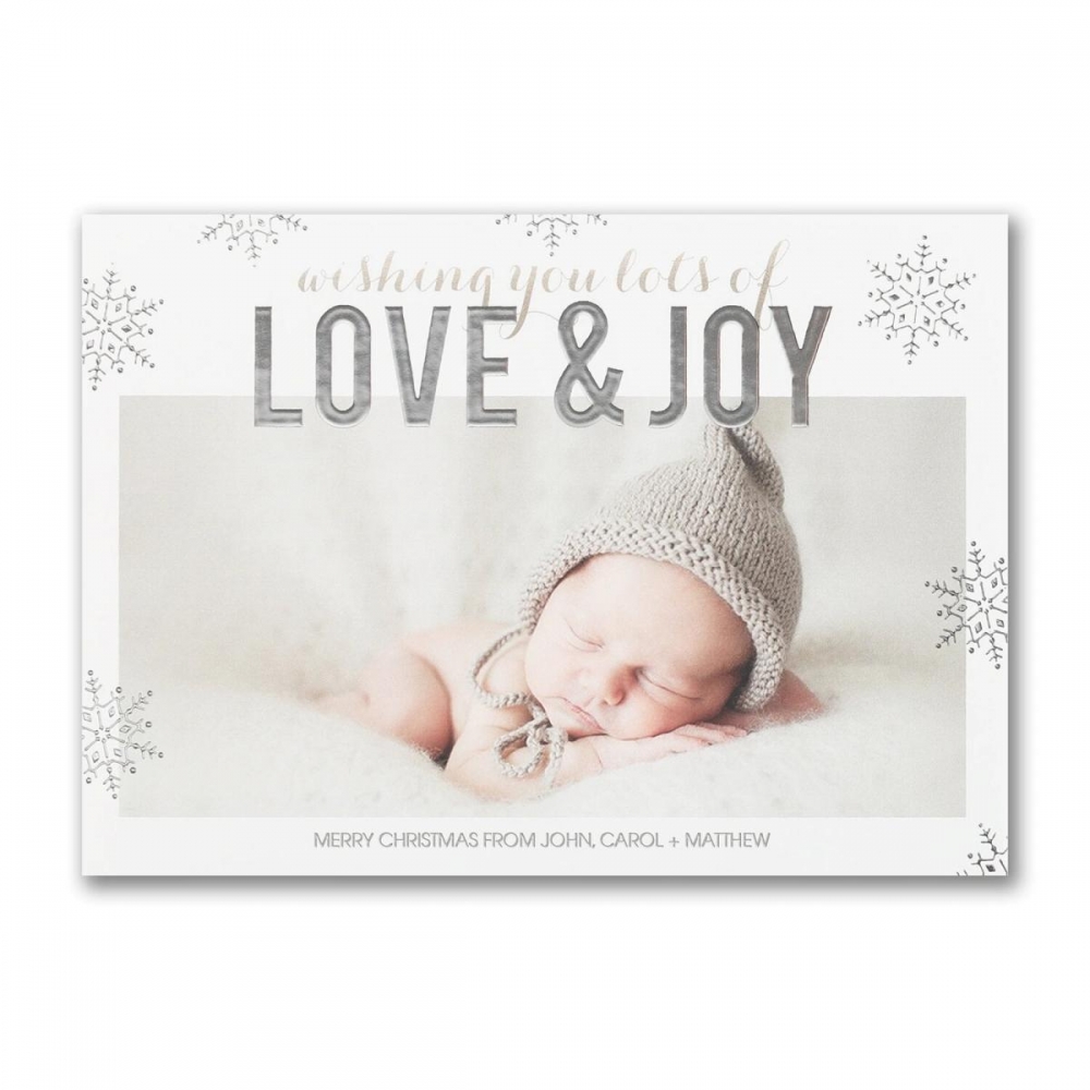 Love  Joy - Holiday Card